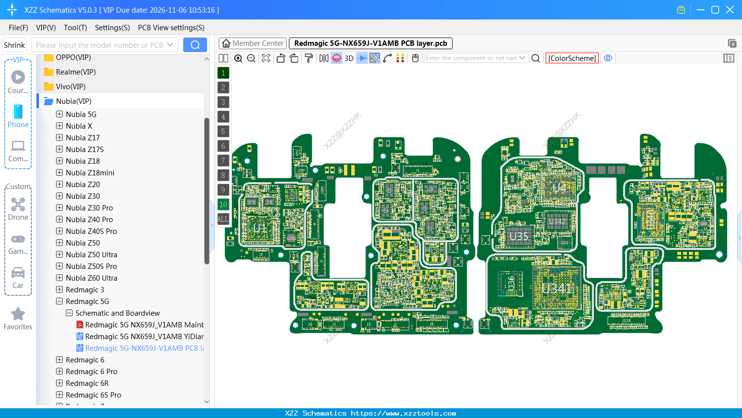 Redmagic 5G-NX659J-V1AMB PCB Layer